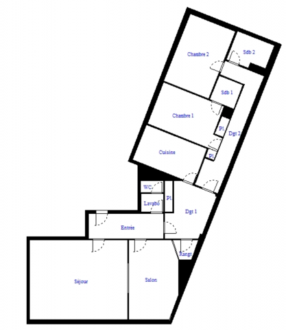 Vente Appartement  4 pièces - 133.46m² 75006 Paris